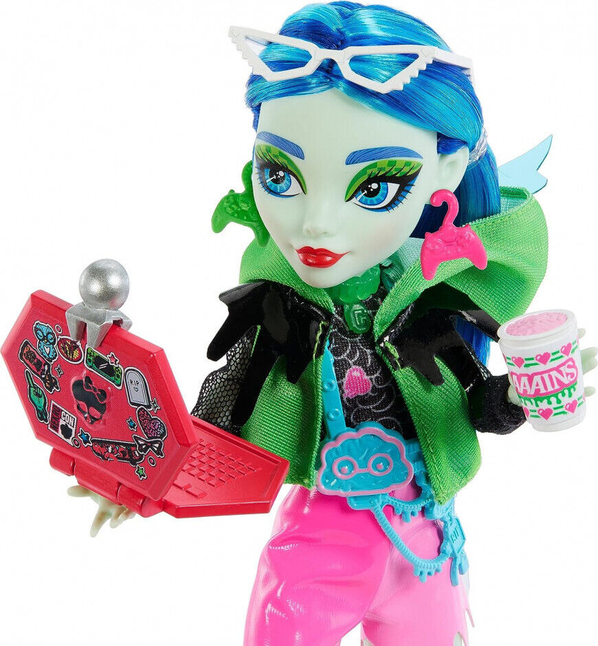 Monster High Neon Frights Ghoulia Yelps