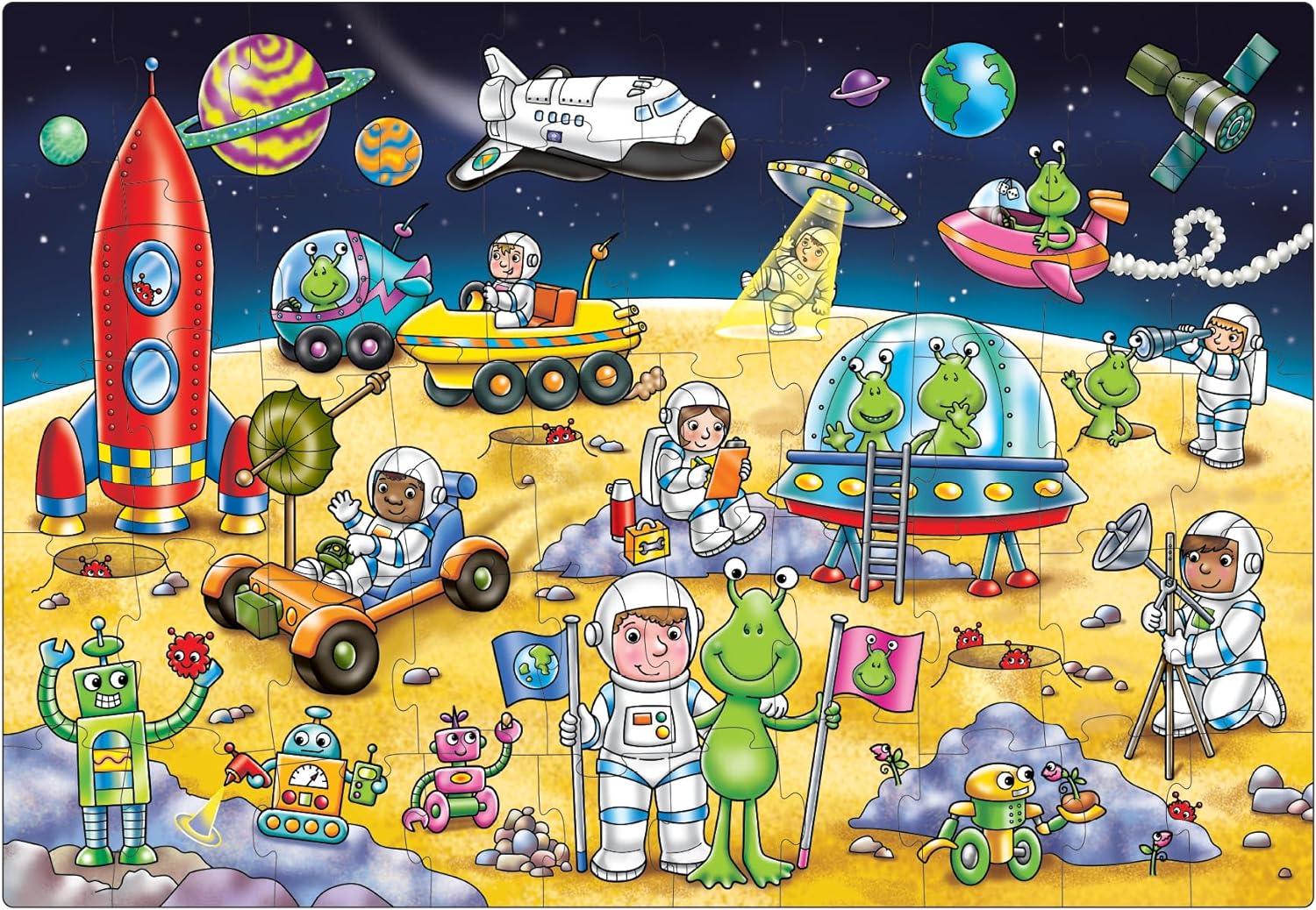 Orchard Outer Space 50 Piece Floor Puzzle