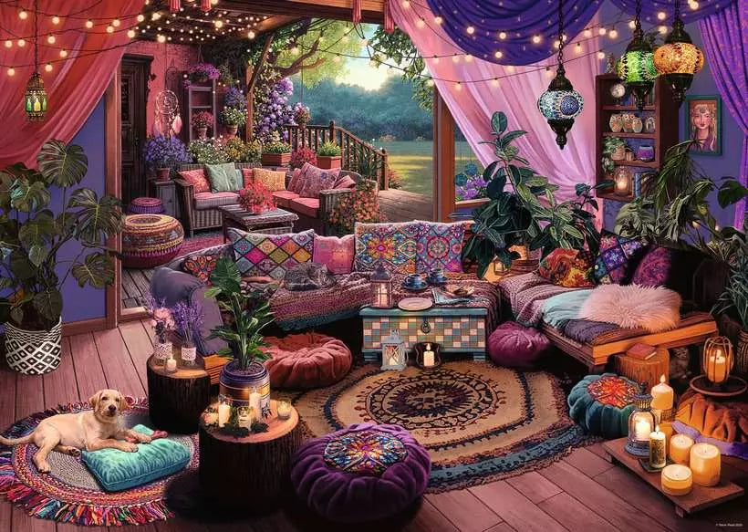 My Haven No12: Boho Retreat 1000 Pce Jigsaw Puzzle