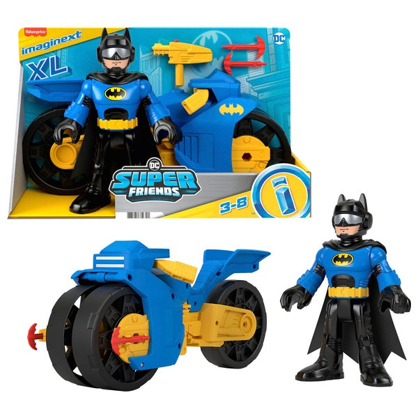Imaginext Batman & Batcycle XL Playset