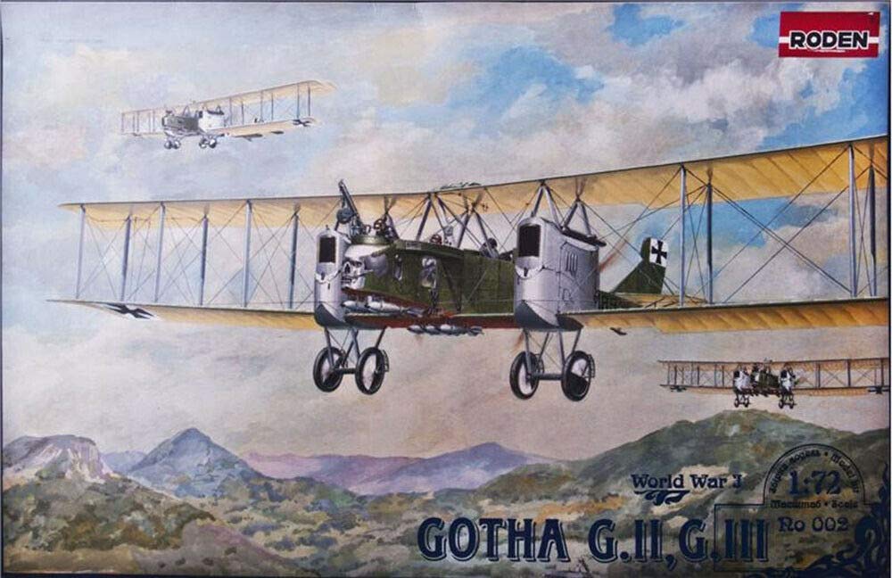 Gotha G.V German WW1 Bomber 1:72