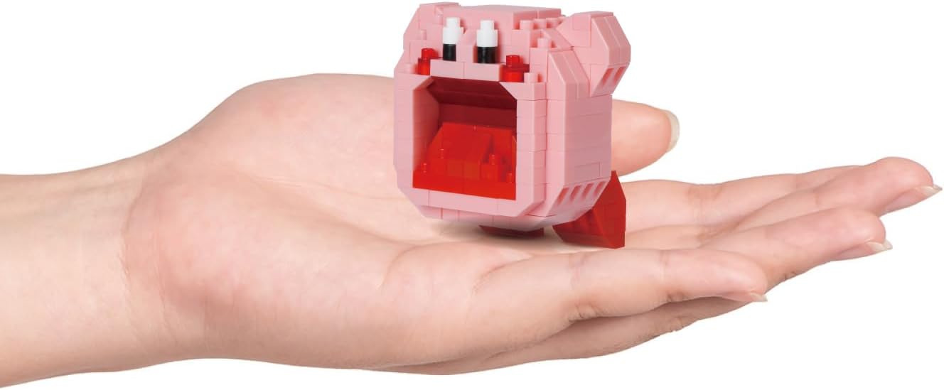 Nanoblocks Kirby: Kirby Inhale 200 piece Figure