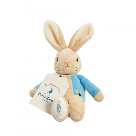 Peter Rabbit & Flopsie Beanie Rattle Soft Toy Ast.