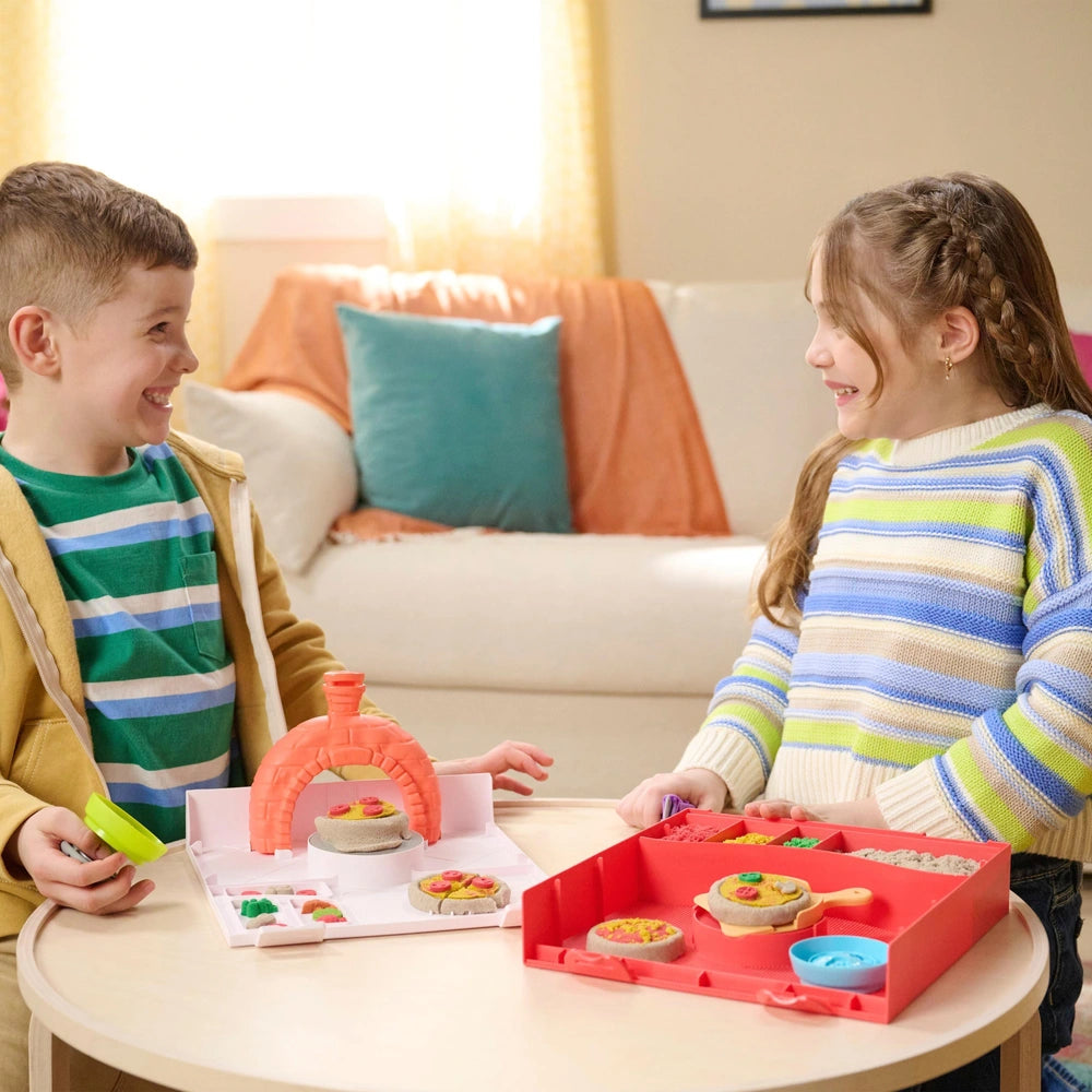 Kinetic Squish Pizza Playset