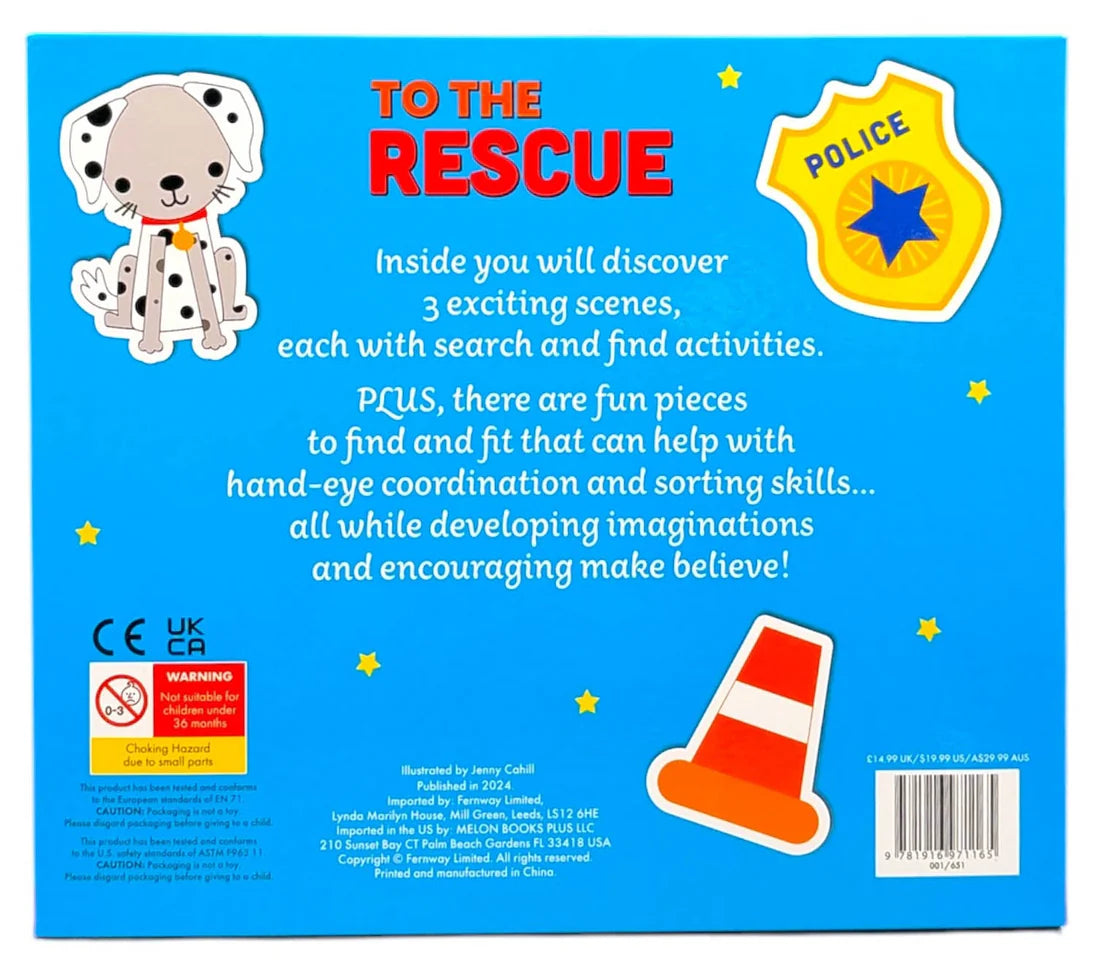 To The Rescue Book with Puzzle Pieces
