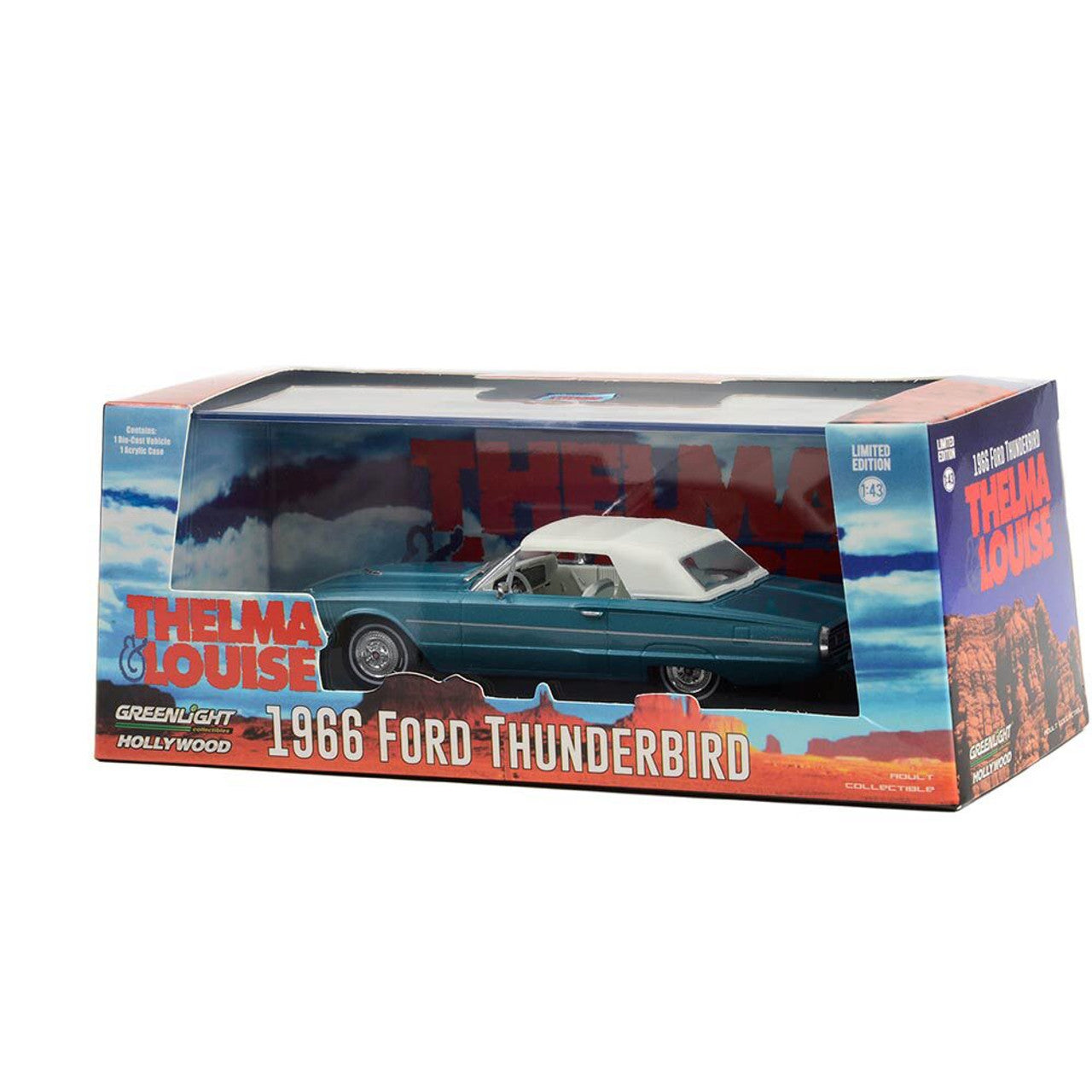 Thelma & Louise Ford Thunderbird 1:43 Die Cast