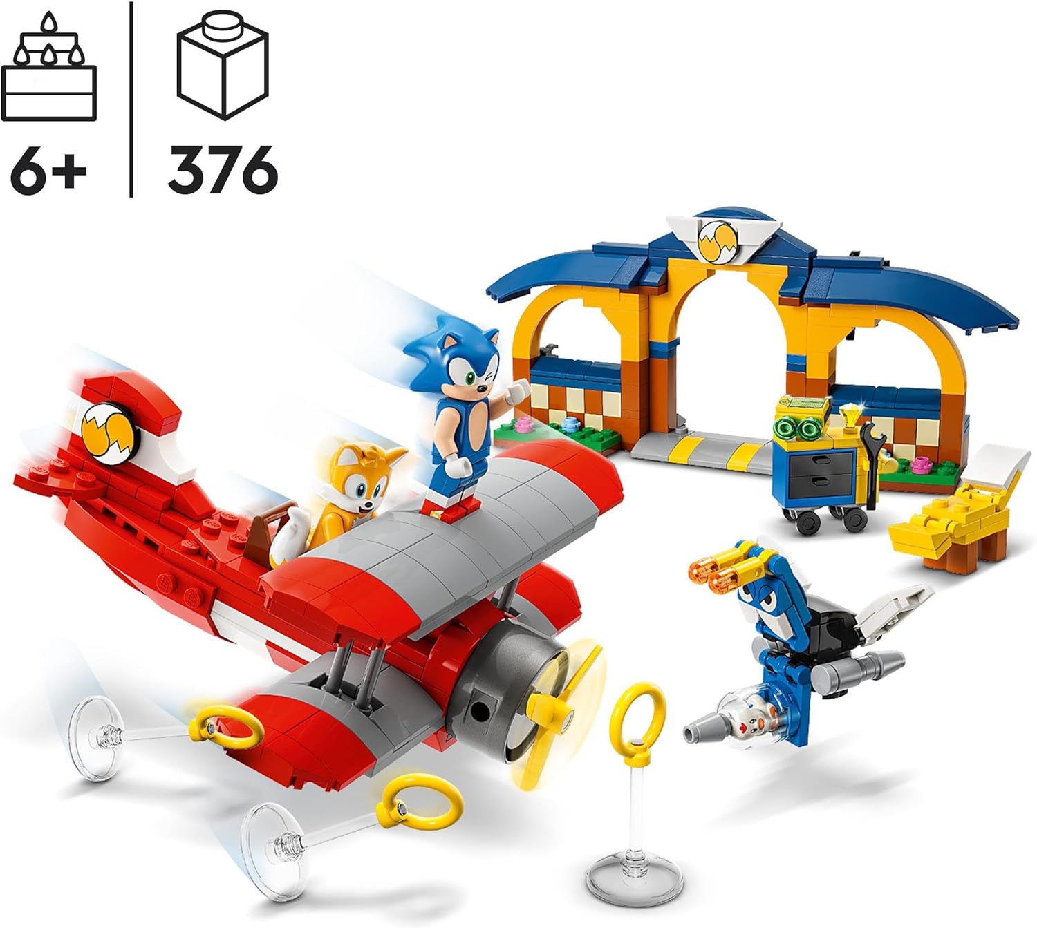 Lego 76991 Tails Workshop and Tornado
