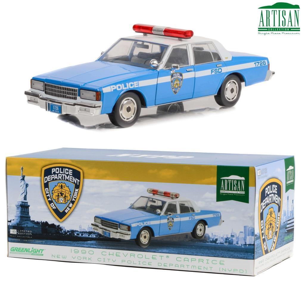 Chevrolet Caprice 1990 NYPD 1:18 Scale Die Cast