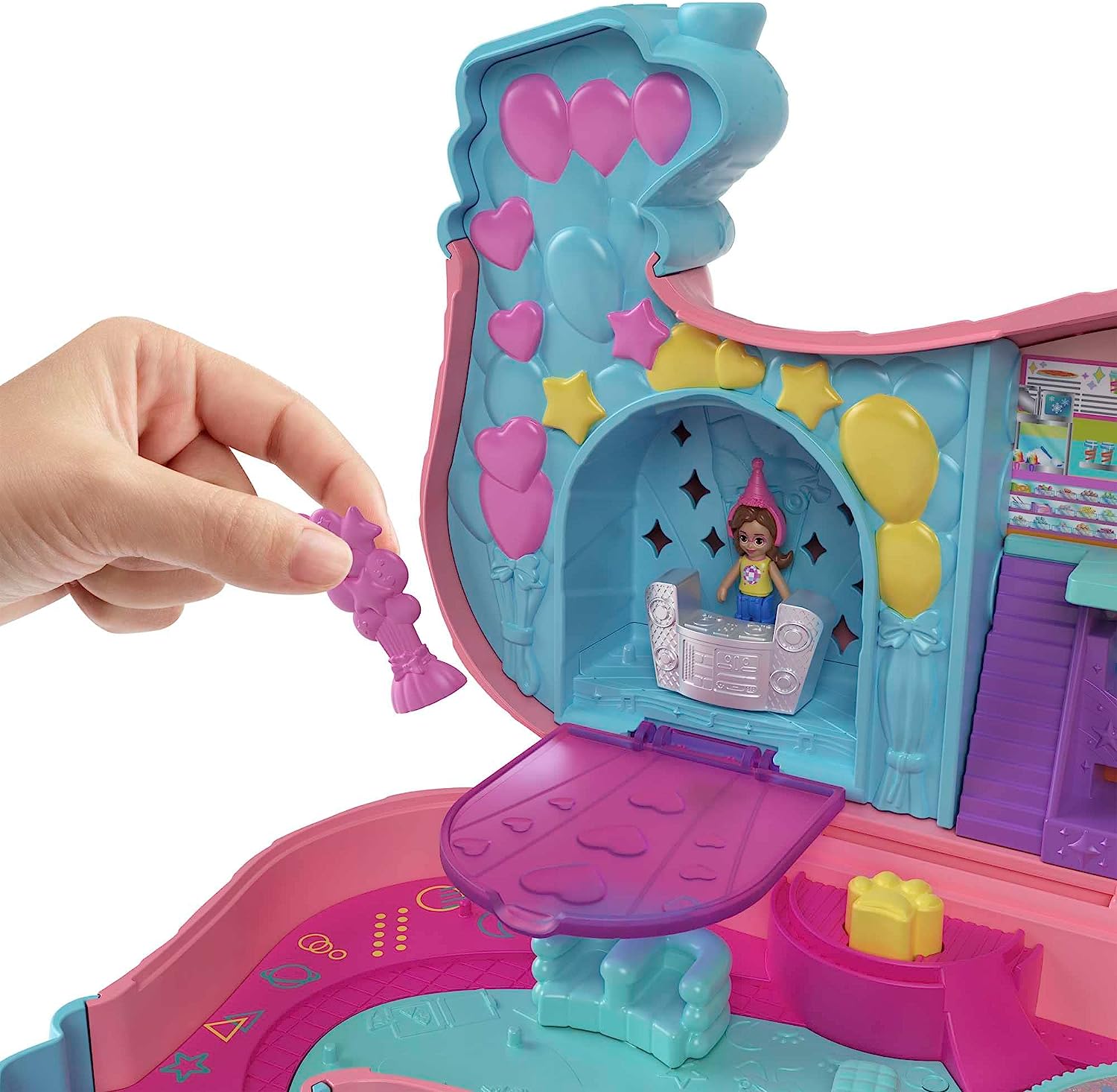 Polly Pocket Puppy Party Pinata Playset