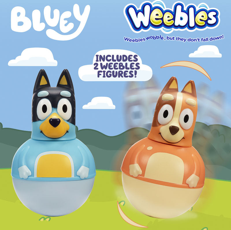 Bluey Weebles 2 Figure Pack Assorted
