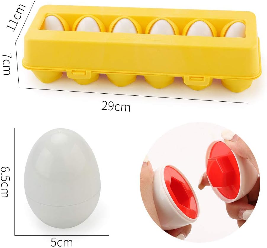 Egg Shape Sorter 12 Piece Set