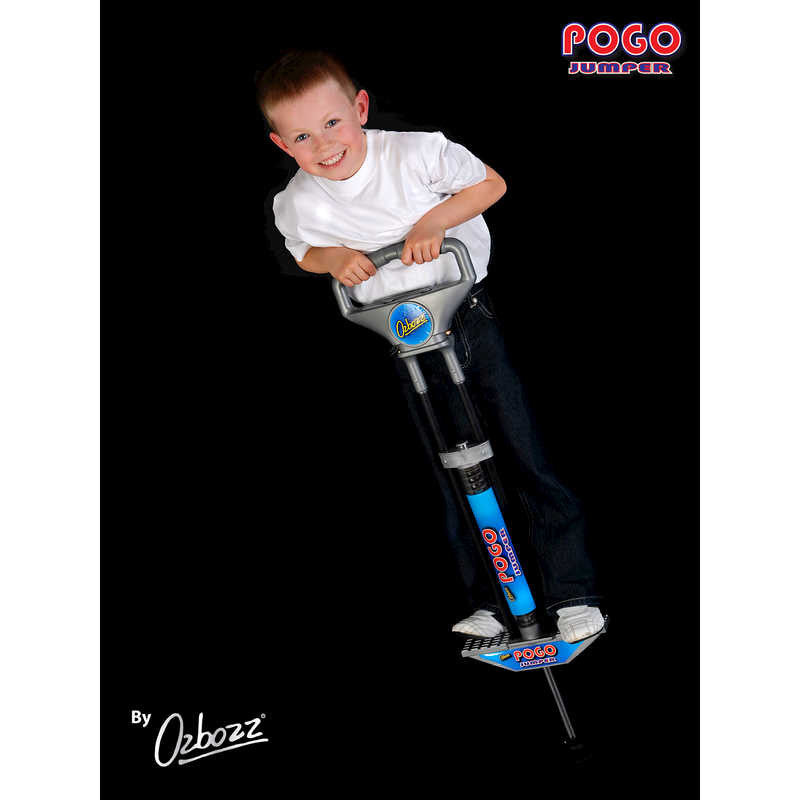 Pogo Stick 89cm Black & Silver