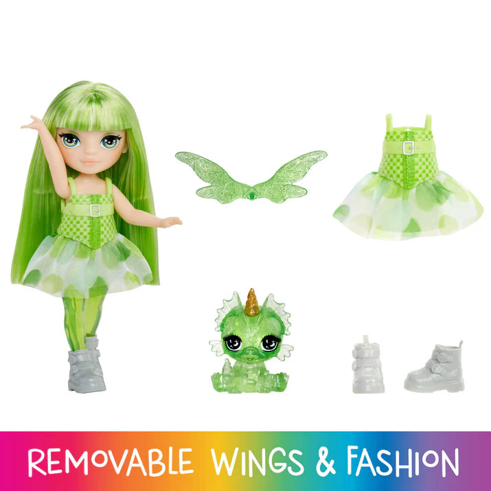Rainbow Fantasy Fairies Emerald Hunter Doll