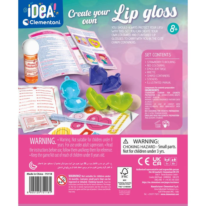 Clementoni Lip Balm Pink Ideas Mini Kit