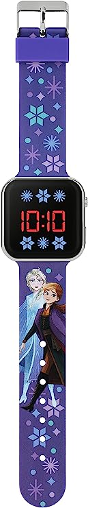 Frozen 2 Purple Strap LED Watch