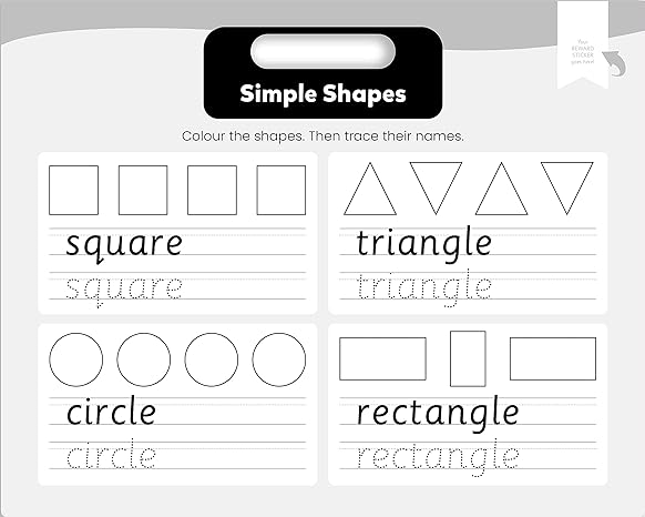 Jr. Explorers My Big Shapes & Colours Pad