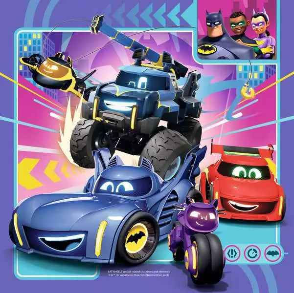 Batwheels 3x49 Piece Jigsaw