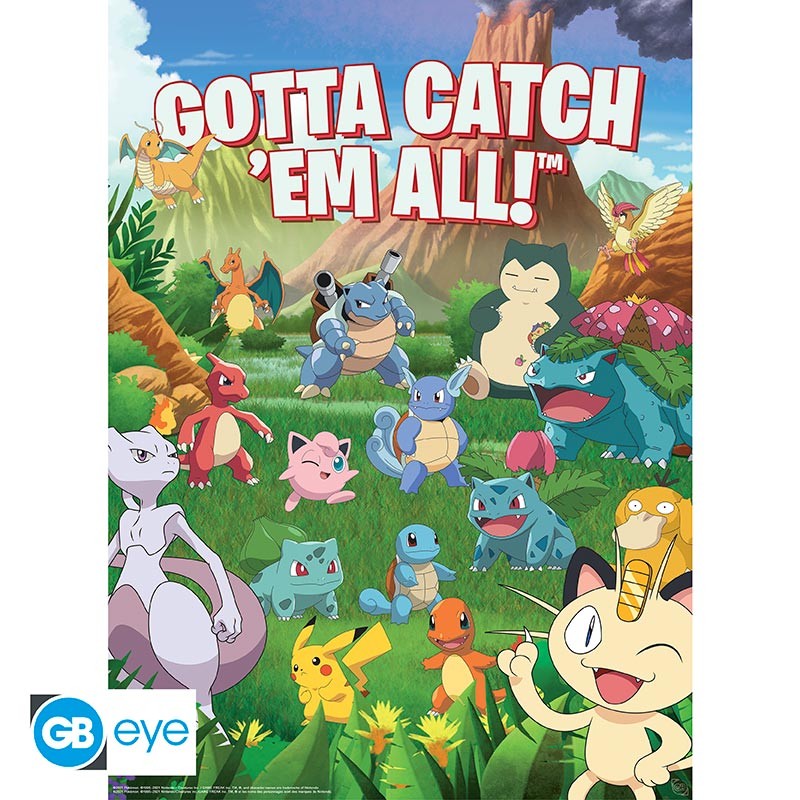 Pokemon Poster 2 Pack 52x38cm