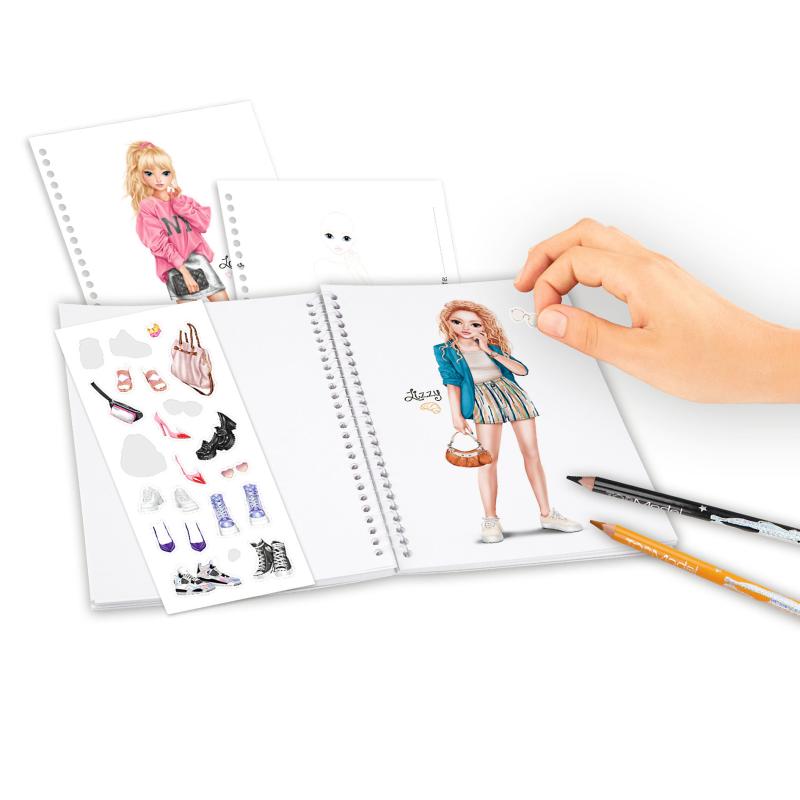 TOPModel Pocket Colouring Book