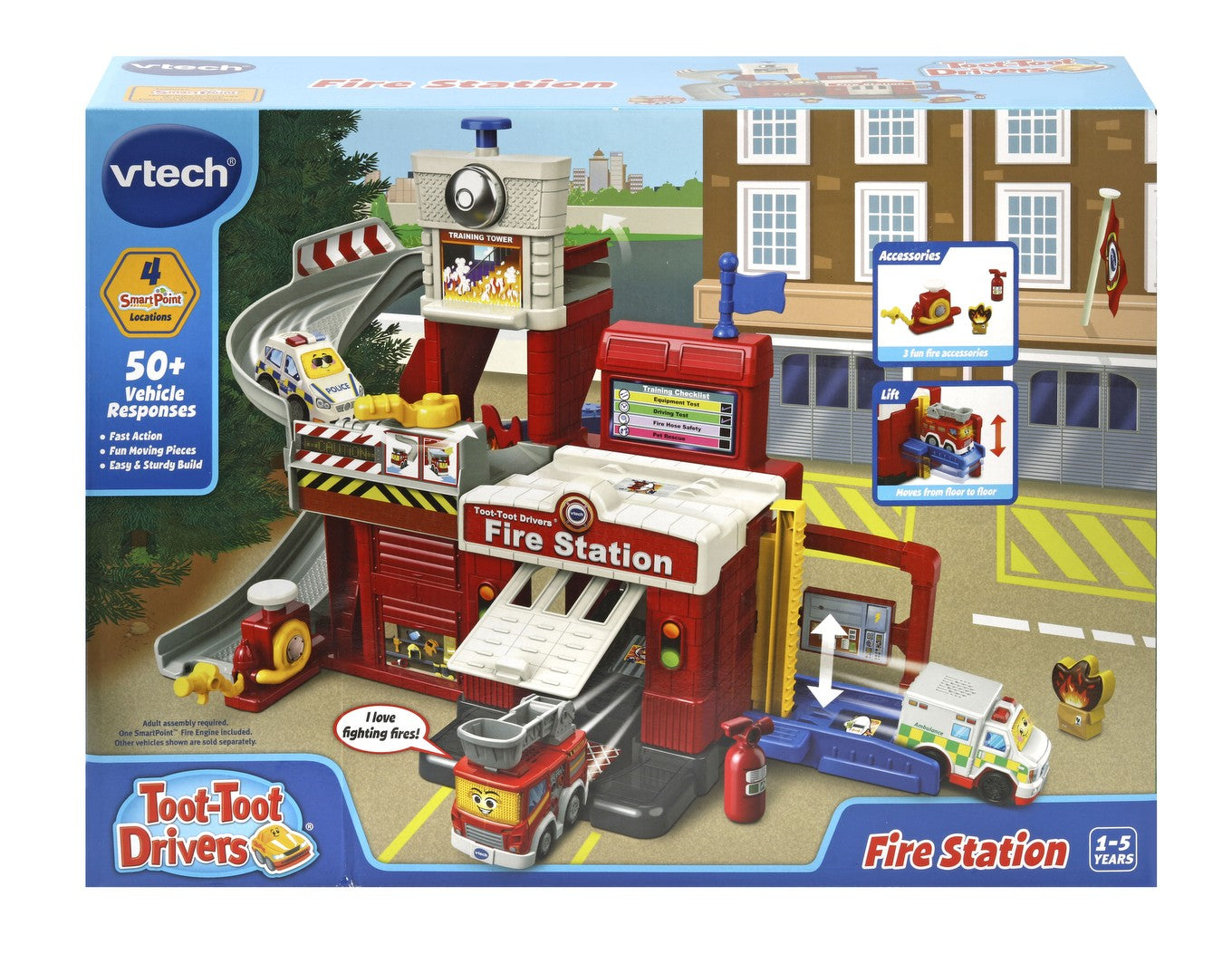 628 Vtech Vtech Toot Toot Drivers Fire Station