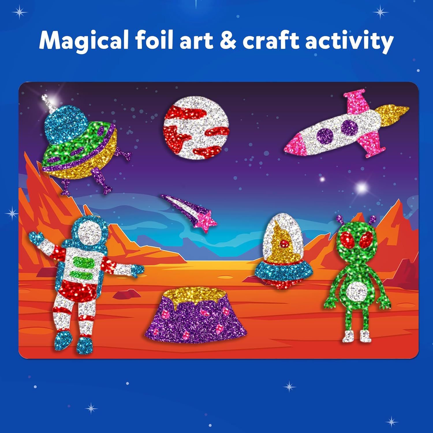 Skillmatics Foil Fun Up In Space Set