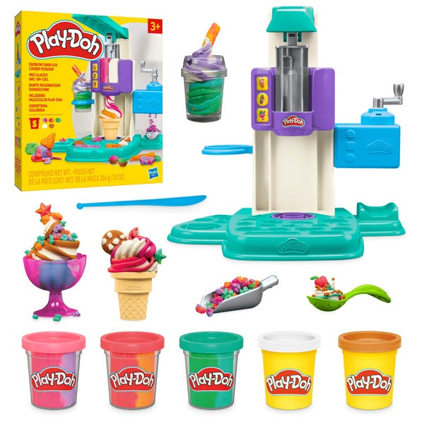 Play-Doh Rainbow Swirl Ice Cream Play-Set