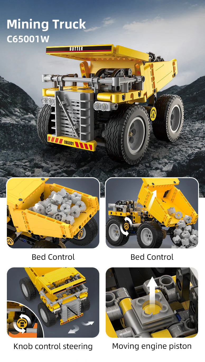 Cada Dump Truck 372 Piece Construction Set