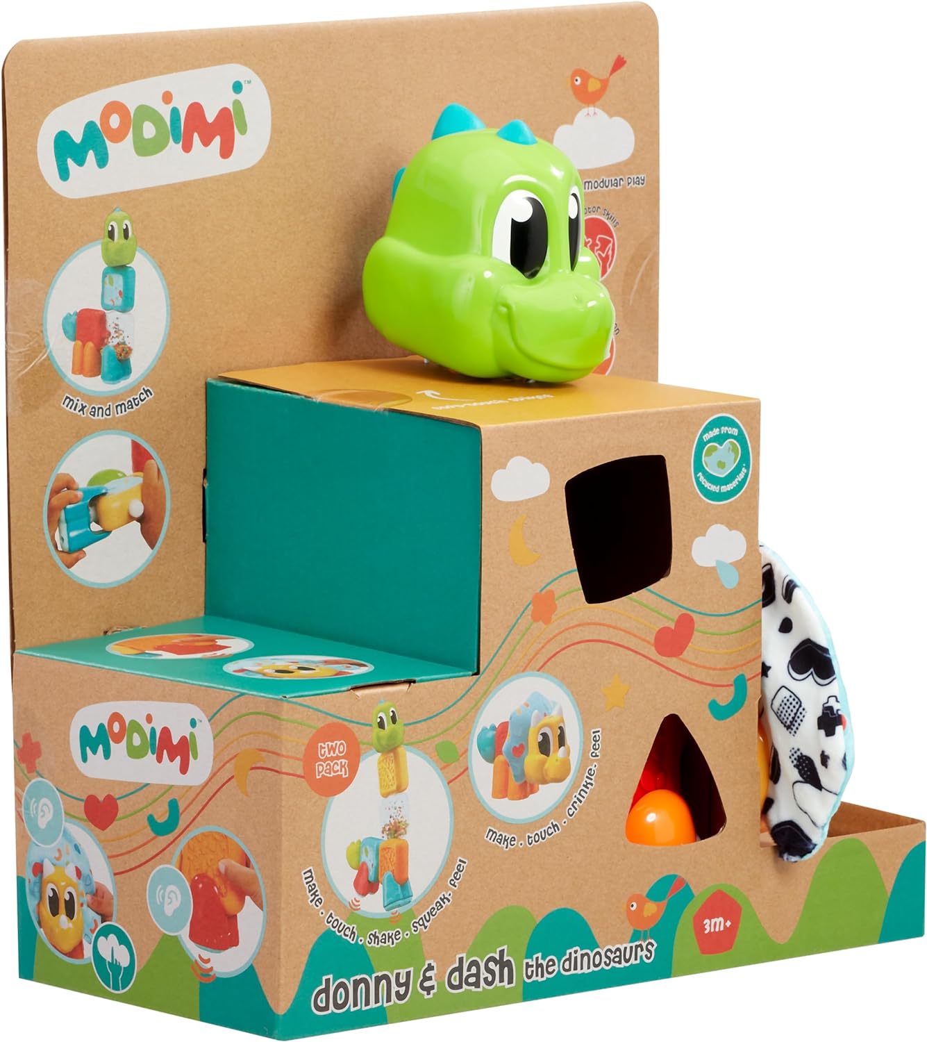 Modimi Donny & Dash Dinosaur Set