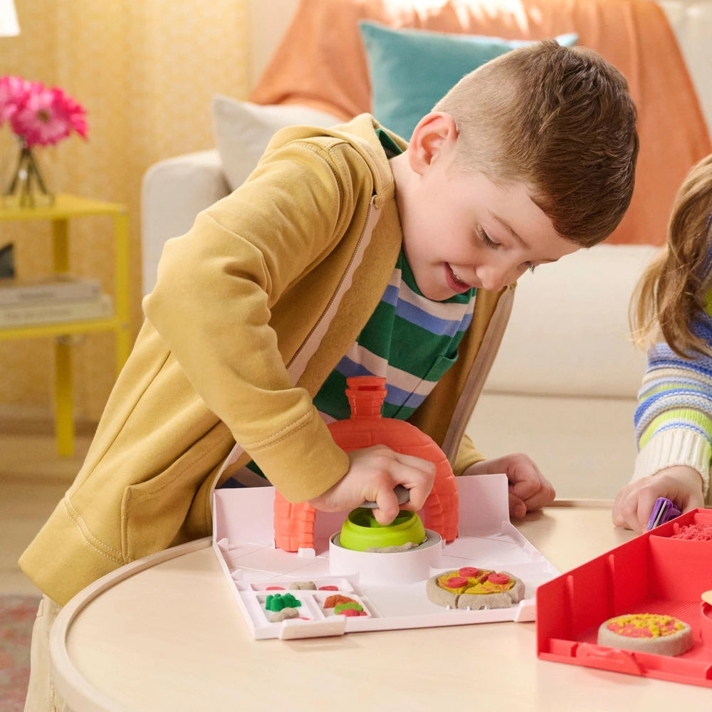 Kinetic Squish Pizza Playset