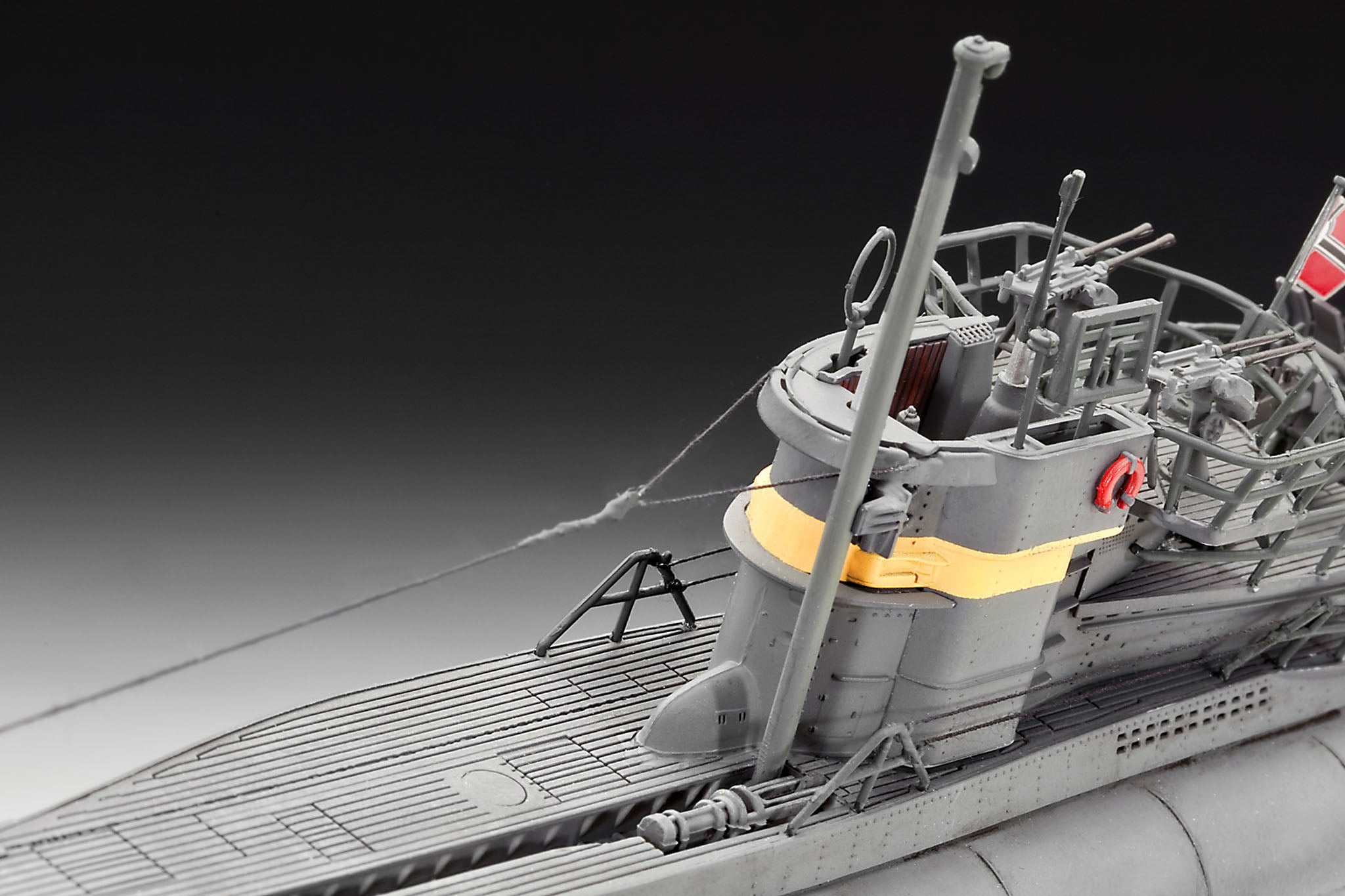 German Submarine Type VII C/41 1:144 Scale Kit