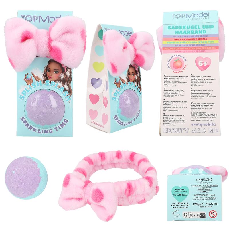 TOPModel Bath Fizzer & Headband Beauty & Me