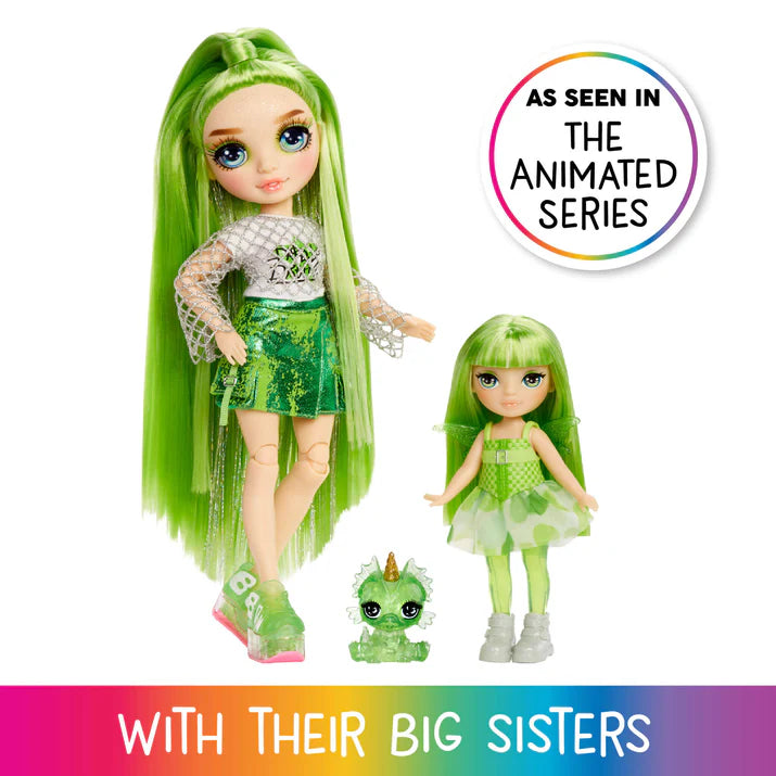 Rainbow Fantasy Fairies Emerald Hunter Doll