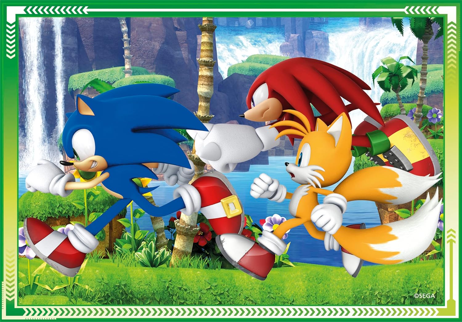 Clementoni Sonic the Hedgehog 4 in 1 Jigsaw Puzzle