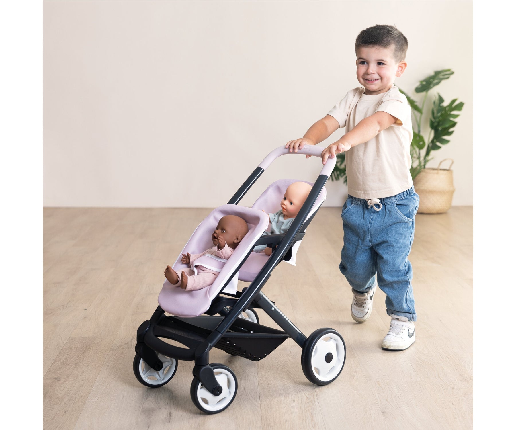 Smoby Twin Stroller