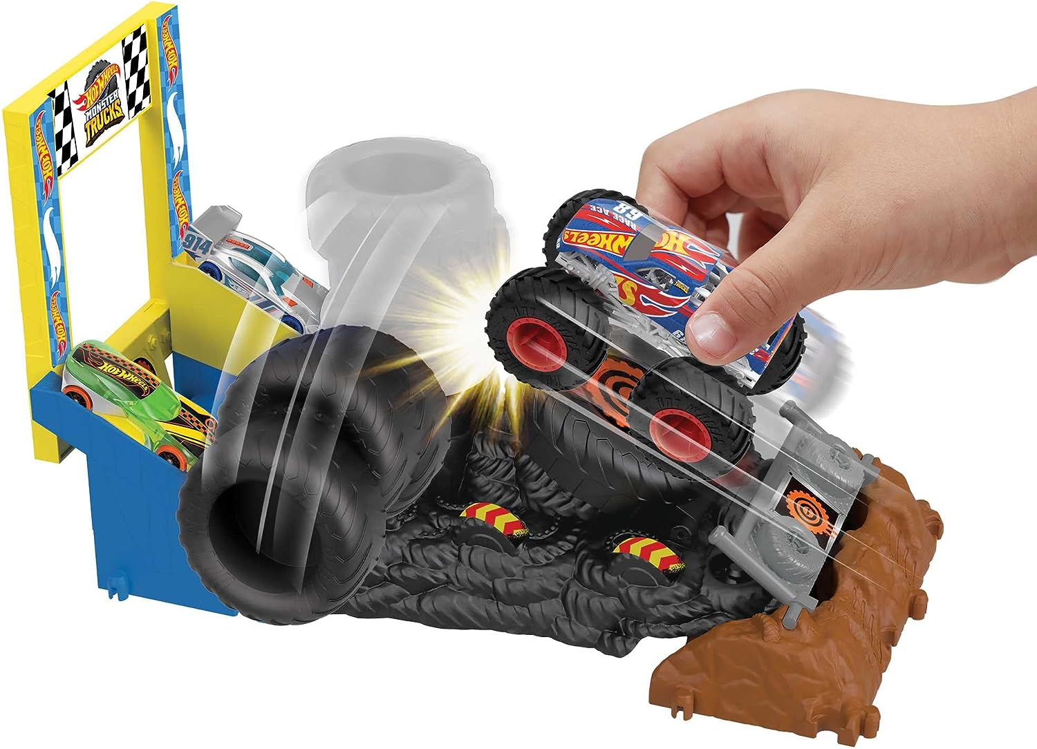 Hot Wheels Monster Trucks Smashers Race Ace