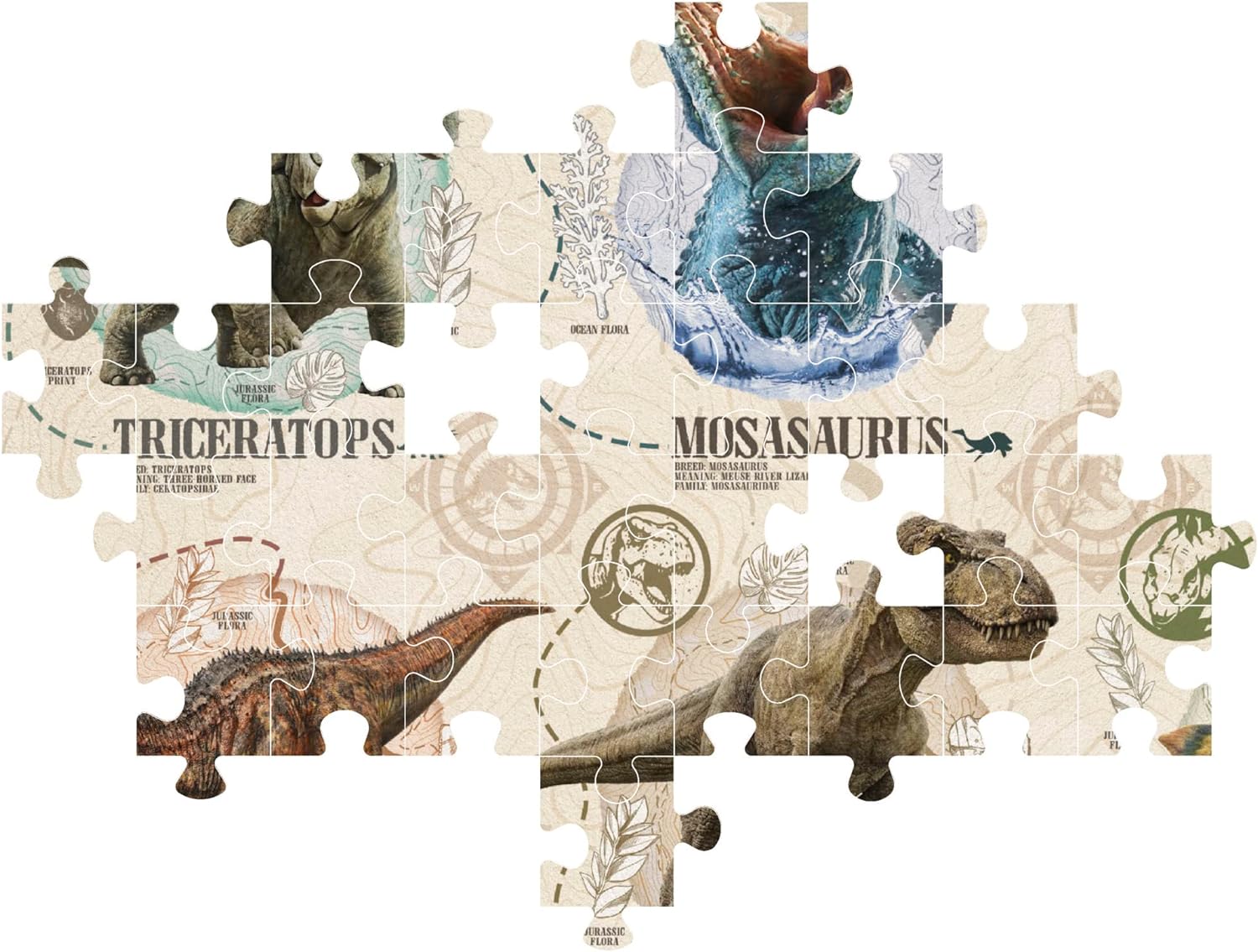 Clementoni Jurassic World 104 Piece Puzzle