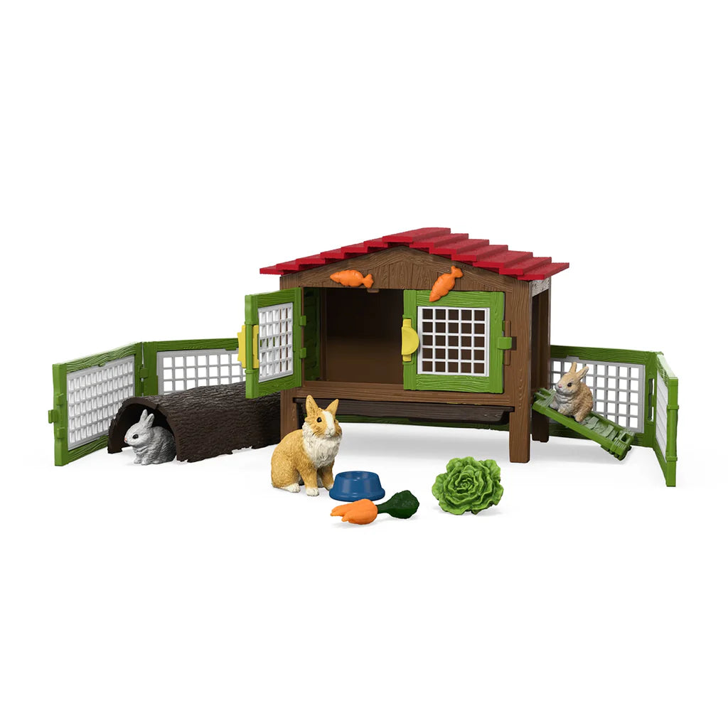 Schleich Farm World Rabbit Hutch