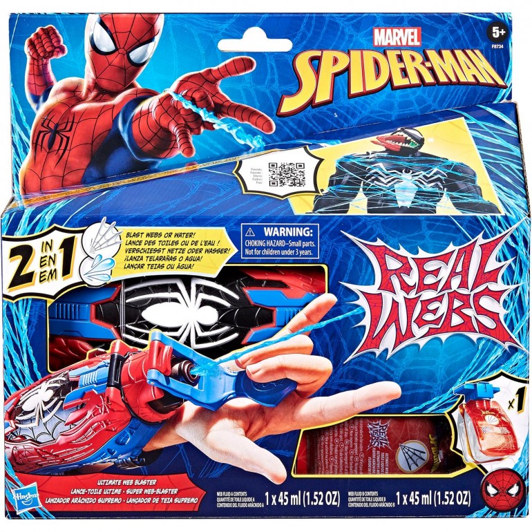 Marvel Spiderman Ultimate Real Webs Web Blaster