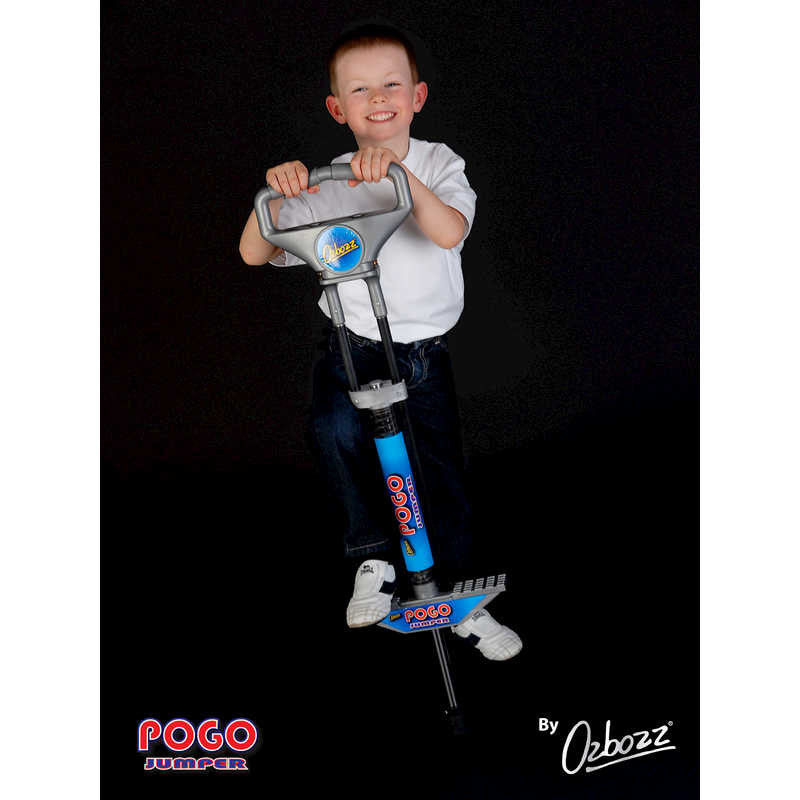 Pogo Stick 89cm Black & Silver