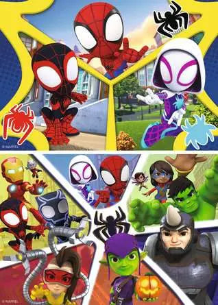 Spidey and amazing friends 2x24 Piece Puzzles