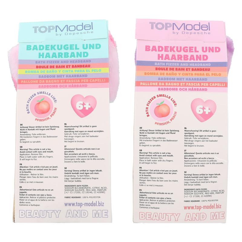 TOPModel Bath Fizzer & Headband Beauty & Me