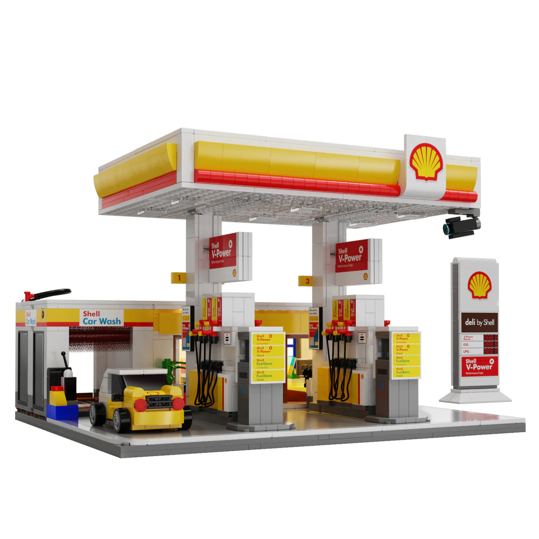 Cada Shell Retail Petrol Station 1309 Piece Construction Set