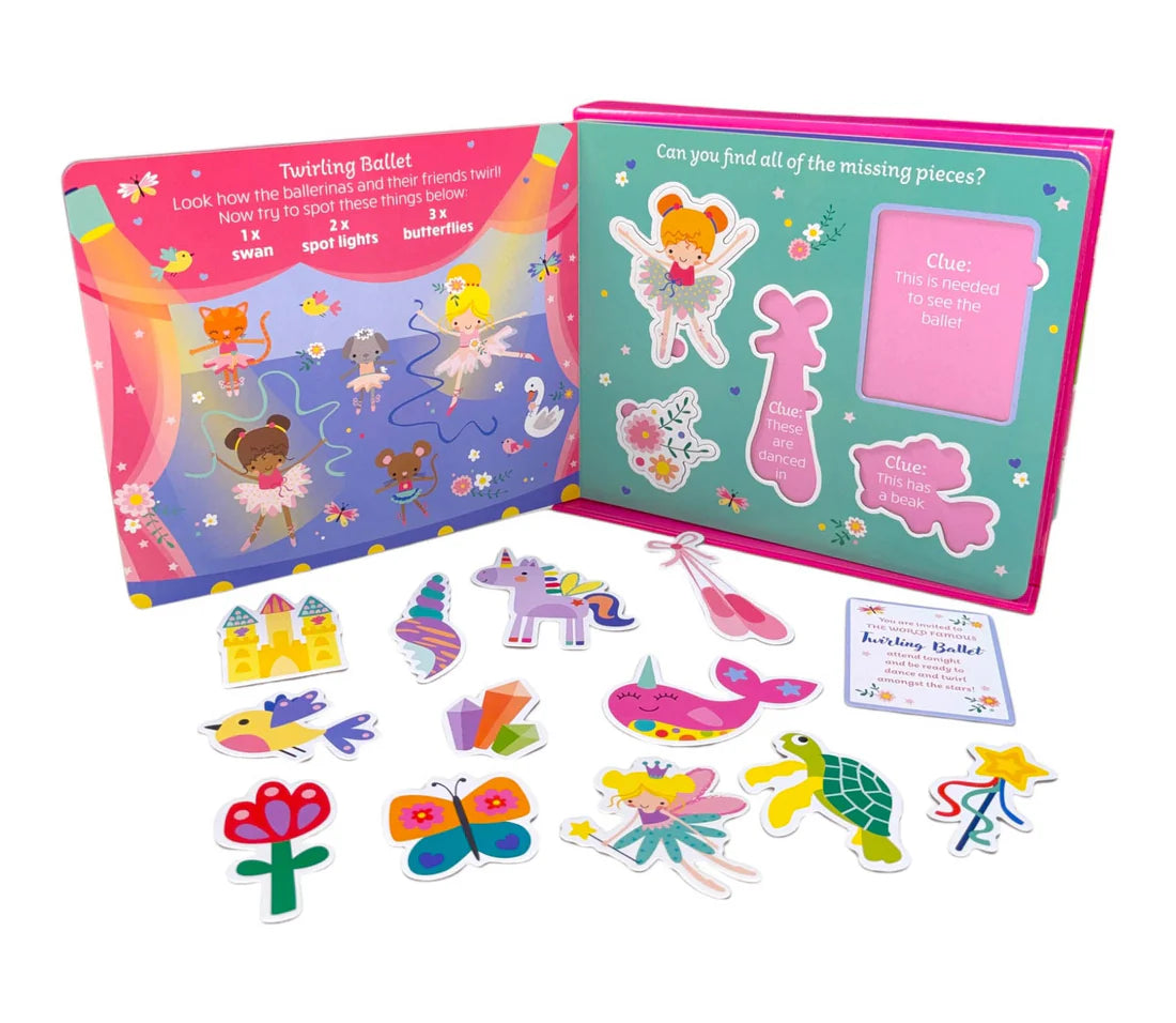 Magic Wonderland Book with Puzzle Pieces