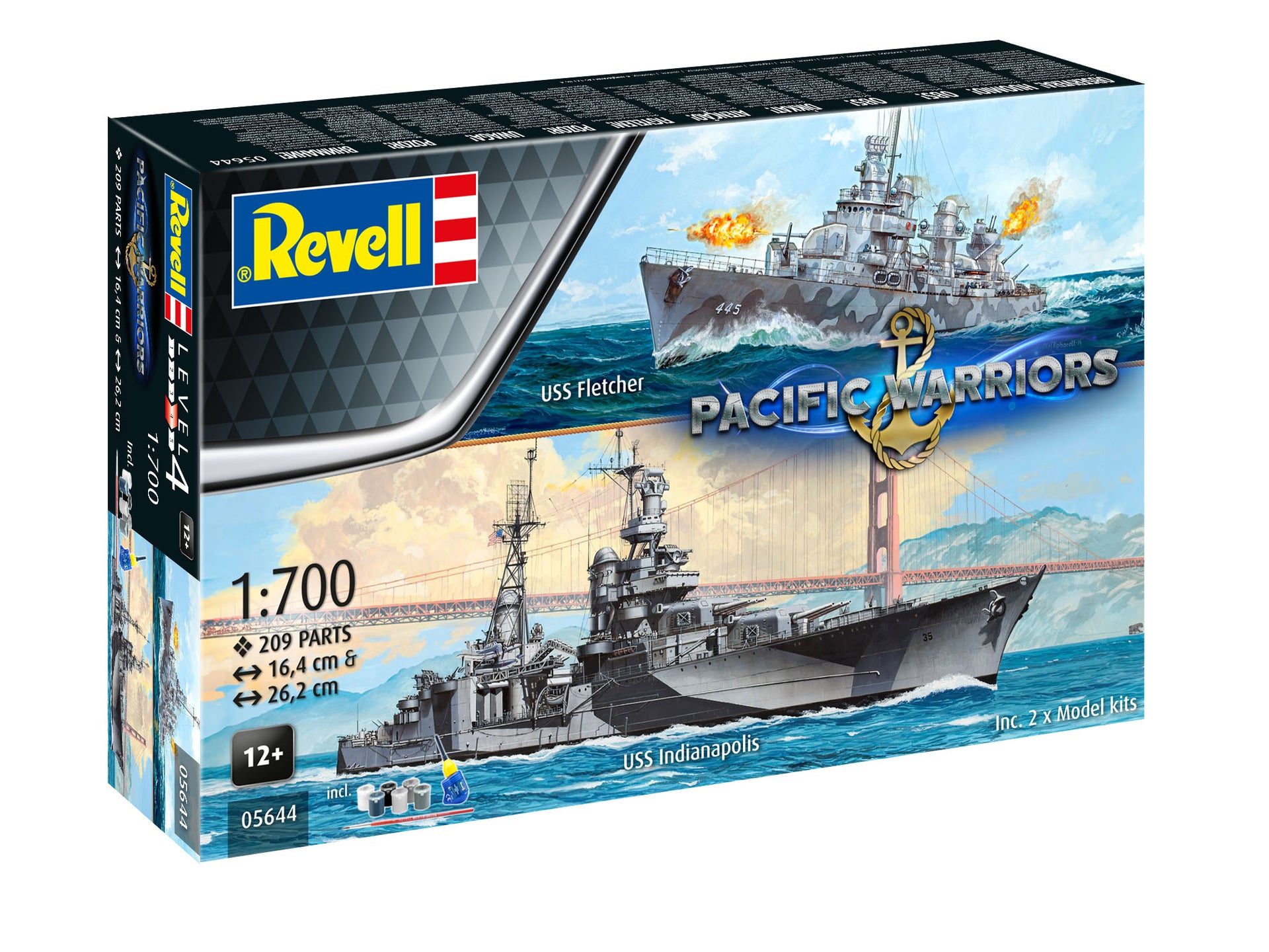 Revell Pacific Warriors 1:700 Scale Gift Set