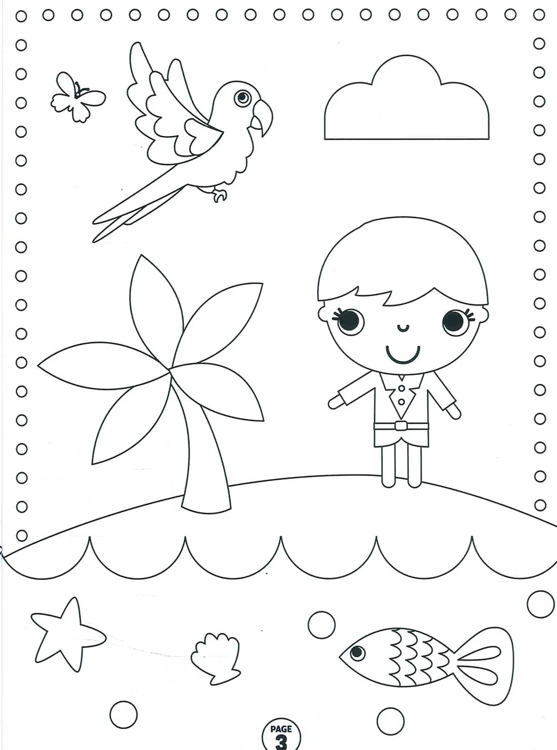 Lets Play Dress-Up Pirate Colouring Activity Book