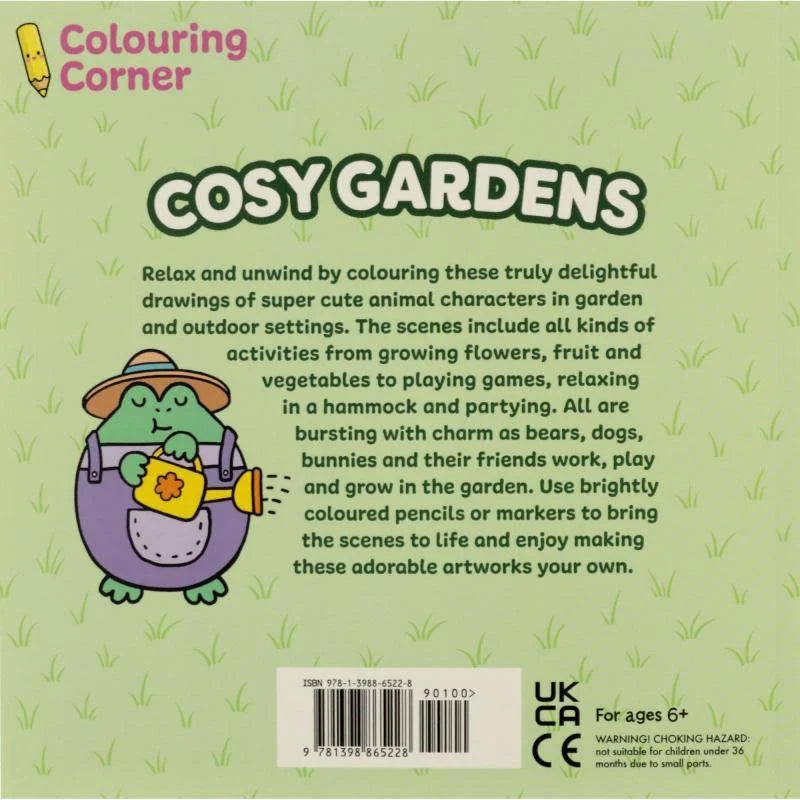 Cosy Gardens Colouring Book
