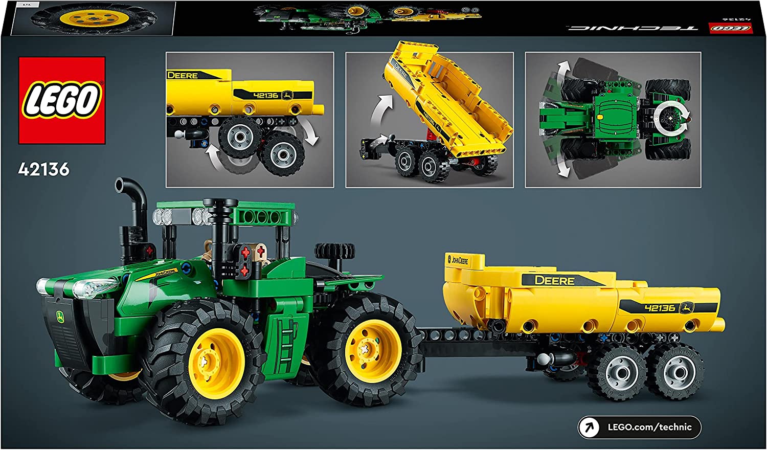 Lego 42136 John Deere 9620R 4WD Tractor