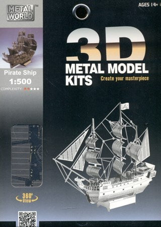 Metal World Black Pearl 1:500 3D Metal Kit