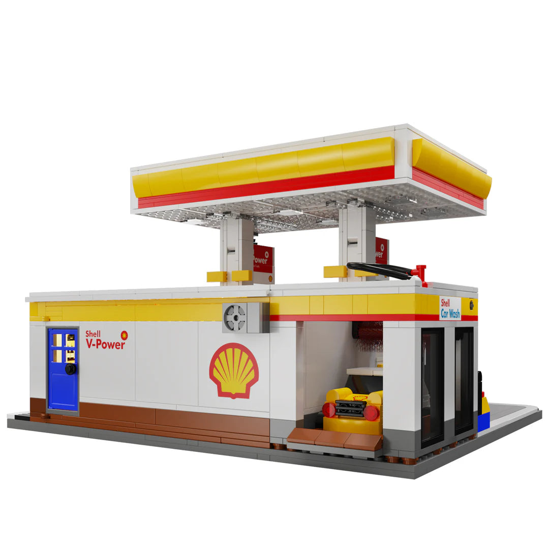 Cada Shell Retail Petrol Station 1309 Piece Construction Set