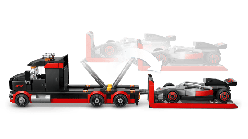 Lego 60493 F1 Display Truck with Audi F1 Race Car Set